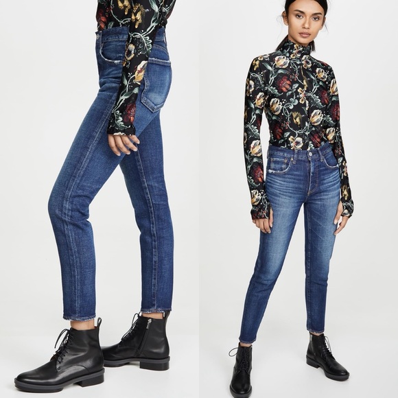Moussy Denim - MOUSSY VINTAGE MV Jeans Cameron Skinny Ankle  Blue Size 25